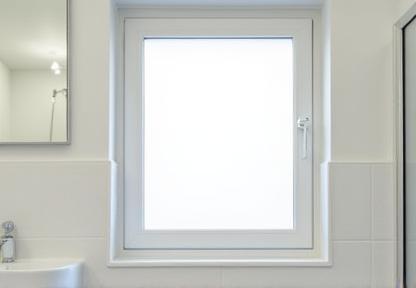 New uPVC windows in a renovated bathroom